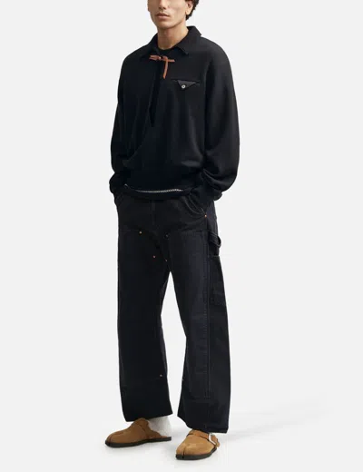Khoki Skipper Sweatshirt In Black