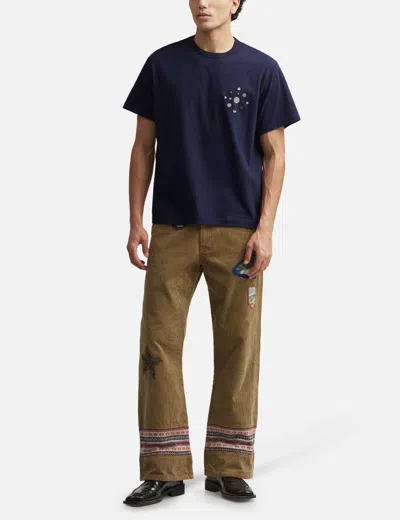 Khoki Beaded T-shirt In Blue
