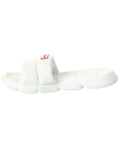Hunter Coast Water Resistant Slide Sandal In White