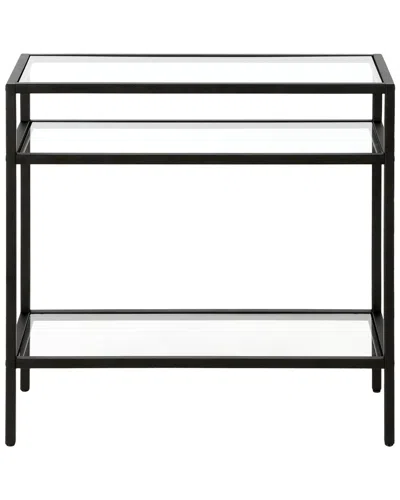 Abraham + Ivy Sivil Rectangular Side Table In Black
