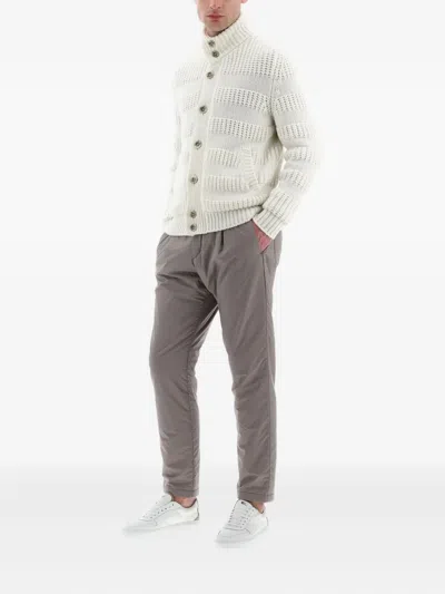 Herno 버튼 가디건 In White