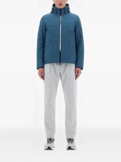 Herno 후드 재킷 In Blue