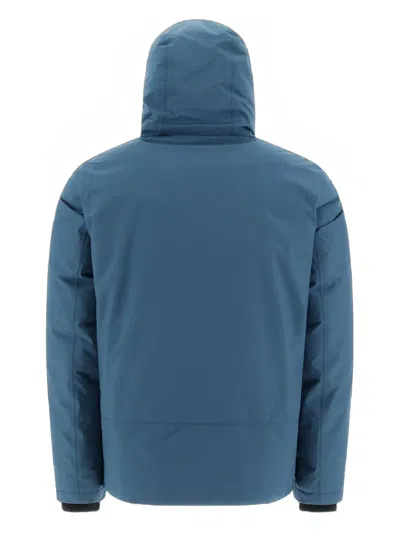Herno 후드 재킷 In Blue