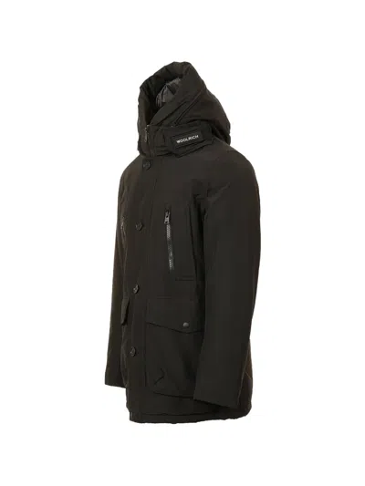 Woolrich 후드 집업 재킷 In Multi