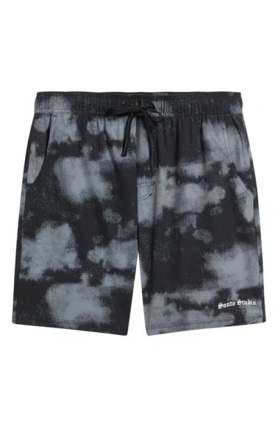 Santo Studio Team Tech Shorts In Black