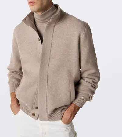 Dunhill Cotton And Wool Jacket In Multi