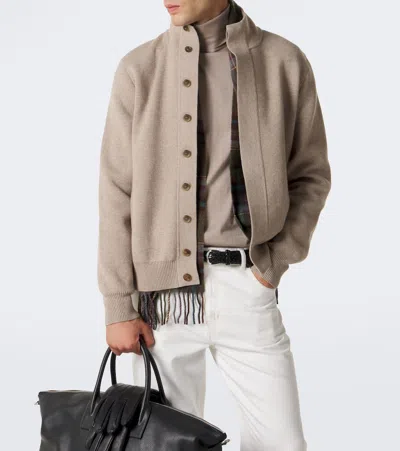 Dunhill Cotton And Wool Jacket In Multi