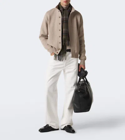 Dunhill Cotton And Wool Jacket In Multi