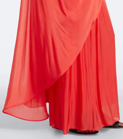 Christopher Esber Daya Cutout Jersey Gown In Multi