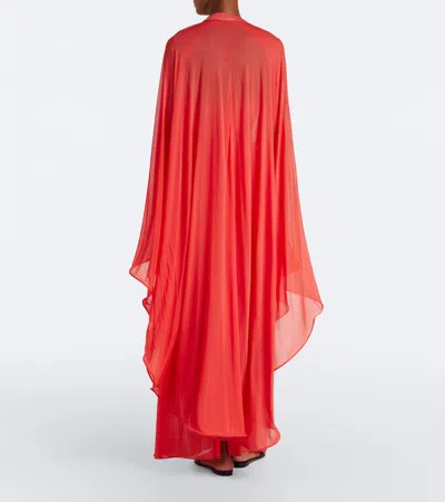 Christopher Esber Daya Cutout Jersey Gown In Multi