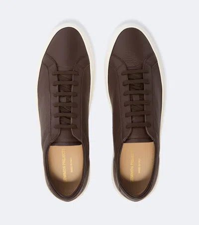 Common Projects Achilles Leather Sneakers In Brown