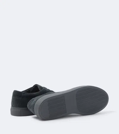 Common Projects Achilles Suede Sneakers In Blue