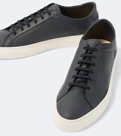 Common Projects Original Achilles Leather Sneakers In Silver