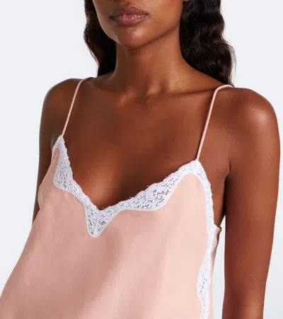 Posse Tabitha Lace-trimmed Top In Multi
