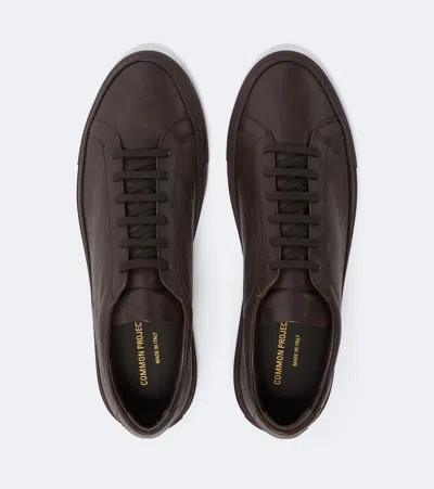 Common Projects Original Achilles Leather Sneakers In Brown