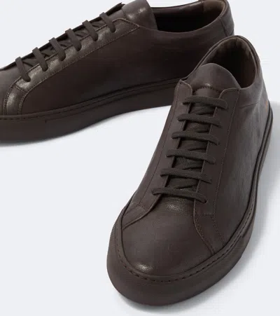 Common Projects Original Achilles Leather Sneakers In Brown