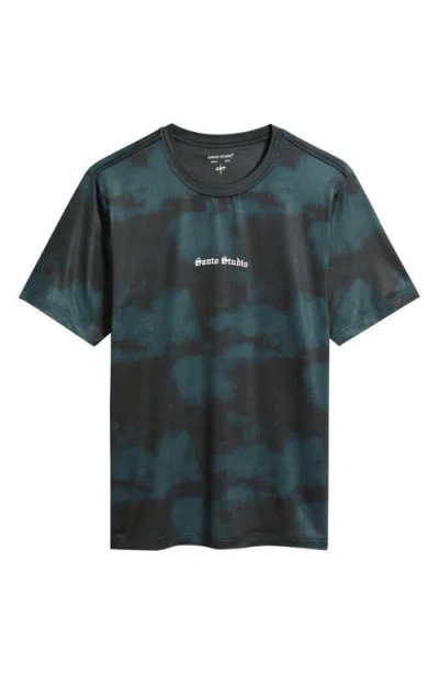 Santo Studio Team Tech Graphic T-shirt In Blue