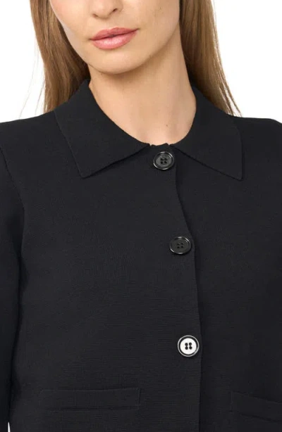 Halogenr Halogen(r) Sweater Knit Jacket In Black