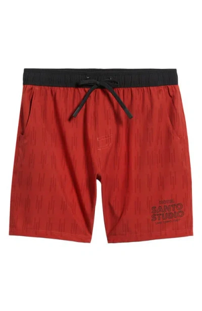 Santo Studio Hotel Tech Shorts In White