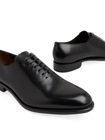 Ferragamo Tramezza Plain-toe Oxford In Black