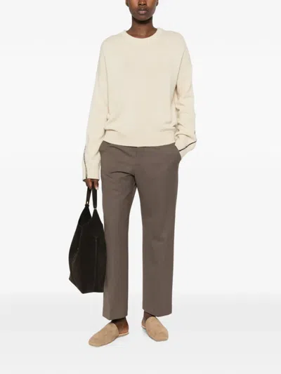 Bompard Pullover Mit Rundem Ausschnitt In Neutral