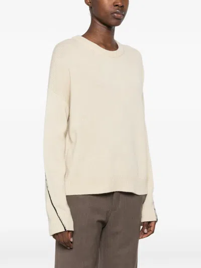 Bompard Pullover Mit Rundem Ausschnitt In Neutral