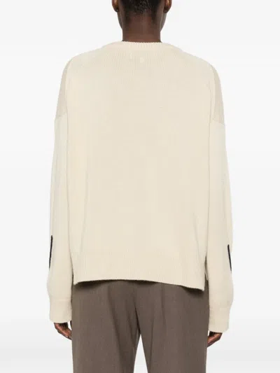 Bompard Pullover Mit Rundem Ausschnitt In Neutral