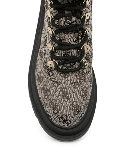 Guess Usa Vaney Combat Boots In Multi