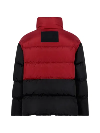 Dsquared2 컬러 블록 오버사이즈 다운 재킷 In Multi