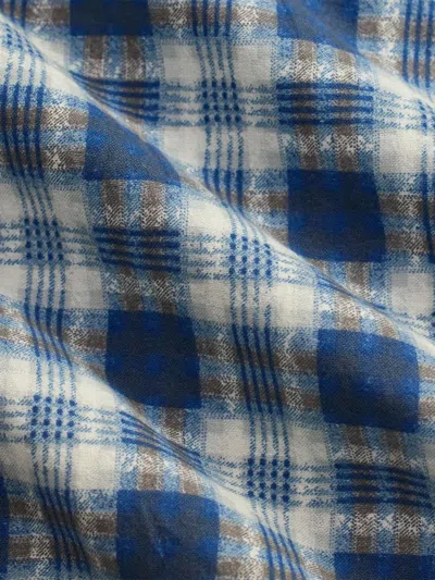 Rrl Plaid-pattern T-shirt In Multi