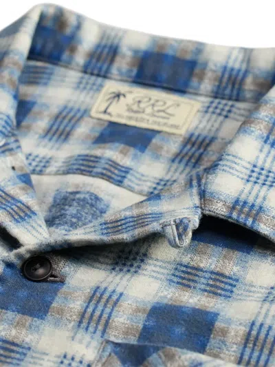 Rrl Plaid-pattern T-shirt In Multi