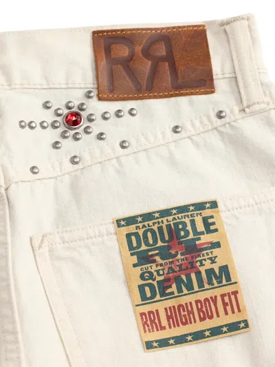 Rrl 스터드 스트레이트 진 In Brown