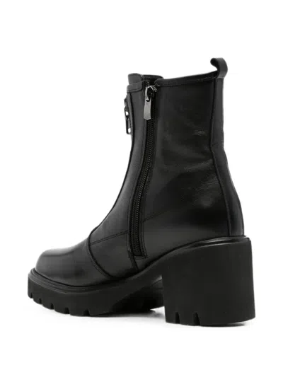 Sergio Moretti Firenze Zip-front Chunky Ankle Boots In Multi