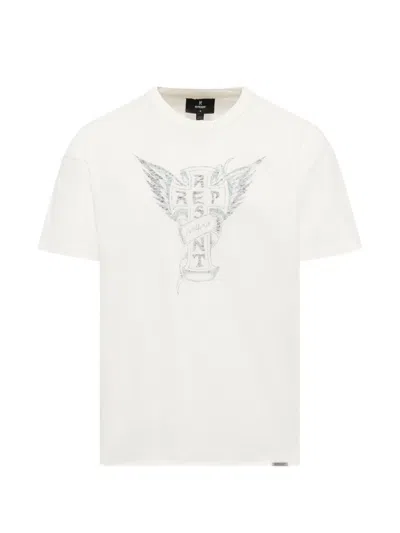 Represent Graphic Oversized T-shirt In White