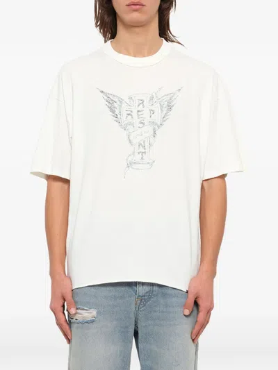 Represent Graphic Oversized T-shirt In White