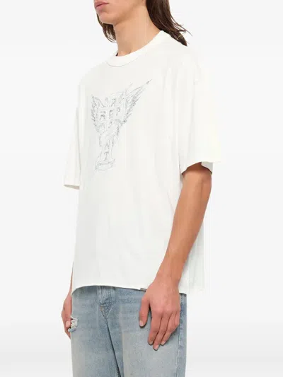 Represent Graphic Oversized T-shirt In White