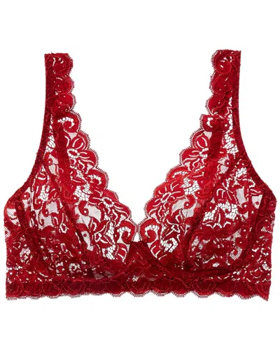 Hanro Lace Bra In Red