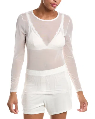 Hanro Mesh Shirt In White