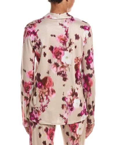 Hanro Olivia Soft Collared Shirt In Multi