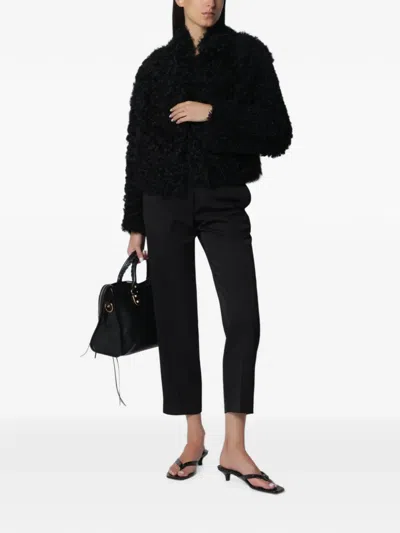 Arma Mooney Shearling Jacket In Black