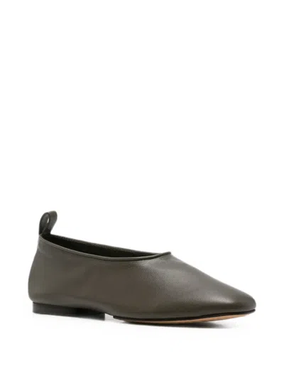 Soeur Pull-tab Leather Ballet Flats In Multi