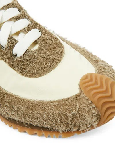 Pre-owned Loewe Flow Runner Sneakers In Brown