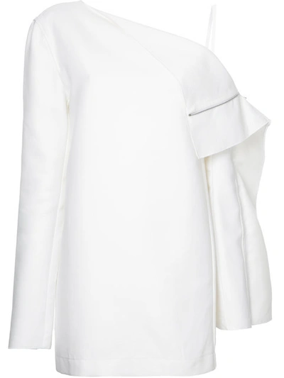 Dion Lee Axis Cotton-blend Dress In White