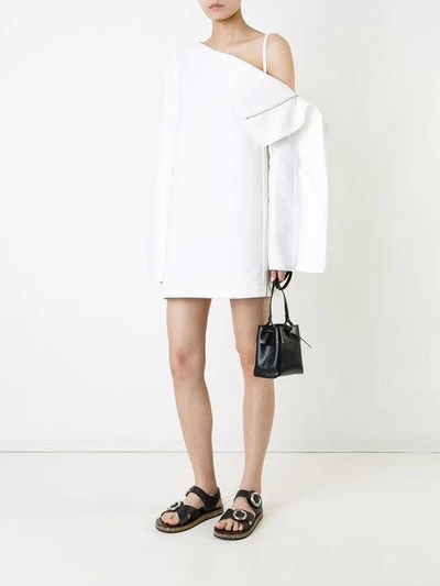 Shop Dion Lee Axis Folded Dress