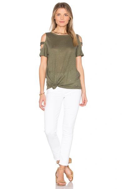 Shop Generation Love Kendall Holes Tee In Olive