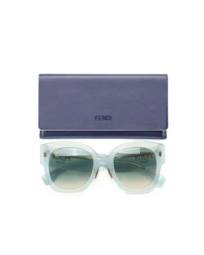 Pre-owned Fendi Sunglasses In Blue