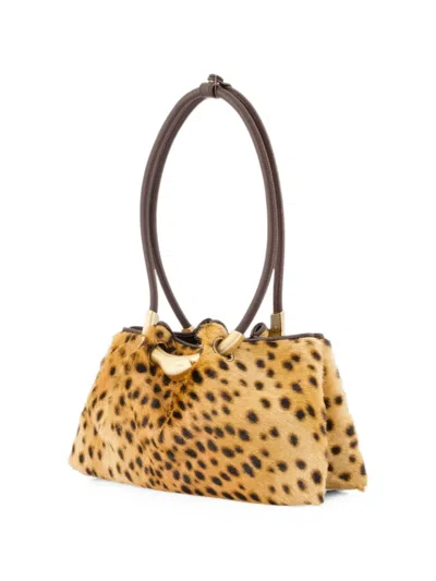 Cult Gaia Asa Pattern Shoulder Bag In Multi