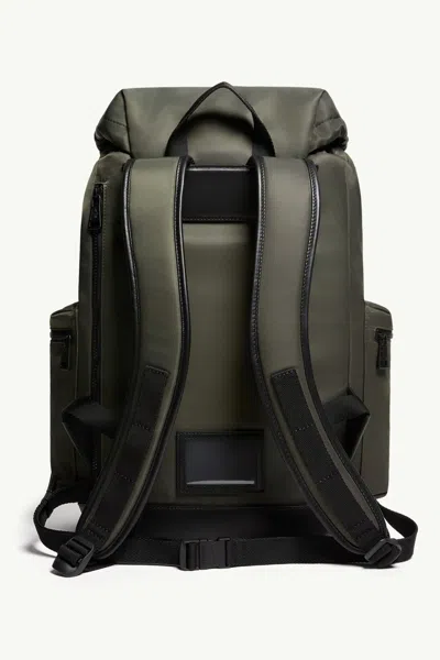 Moncler Kenton Drill Backpack In Green