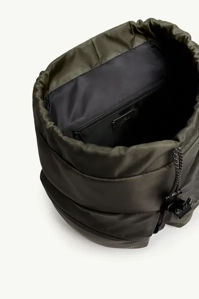 Moncler Kenton Drill Backpack In Green