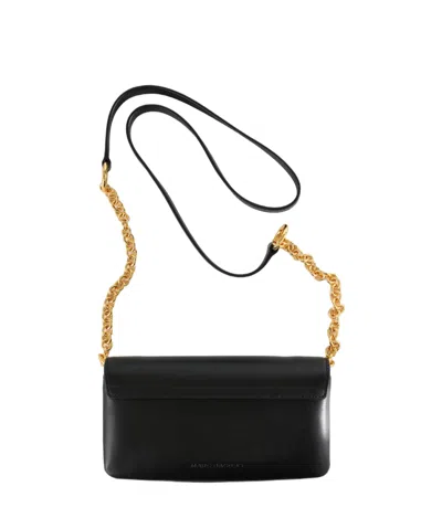Marc Jacobs Flap Shoulder Bag In Black